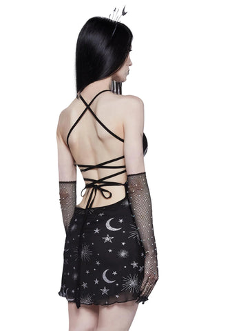 Among The Moon Dress And Headband Costume