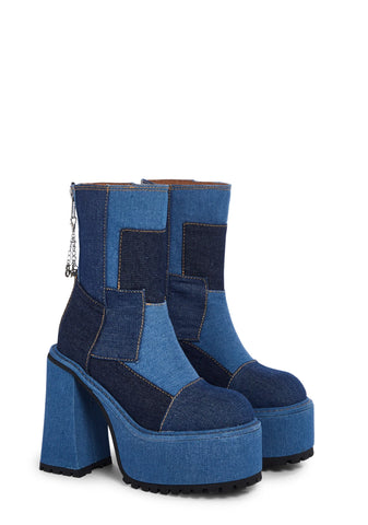 Guess Who's Back Platform Boots