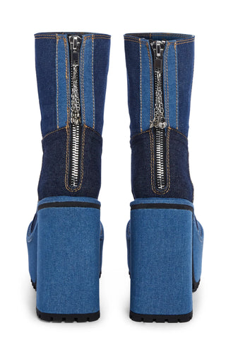 Guess Who's Back Platform Boots