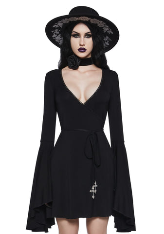 Queen Of The Cursed Wrap Dress