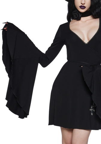 Queen Of The Cursed Wrap Dress