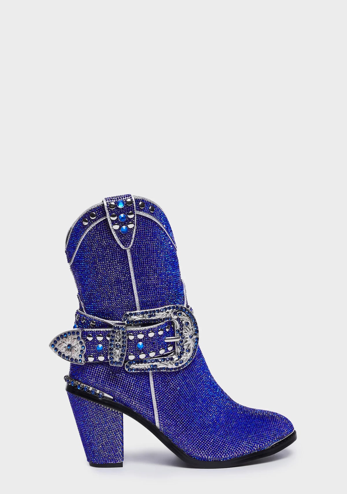 Sheriff Shine Cowboy Boots - Blue