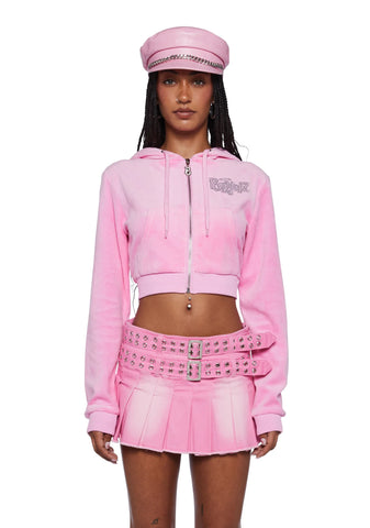 Keep It Glossy Velour Jacket