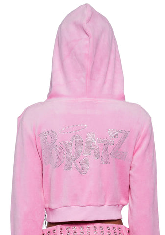 Keep It Glossy Velour Jacket