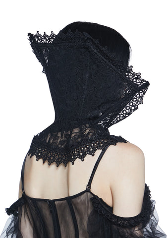 Kiss Of Death Lace Collar