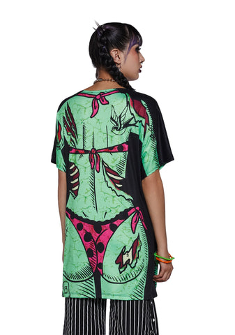 Beastly Babe Bikini Body Short Sleeve Tee