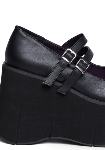 KERA-08 Platform Mary Jane Shoes