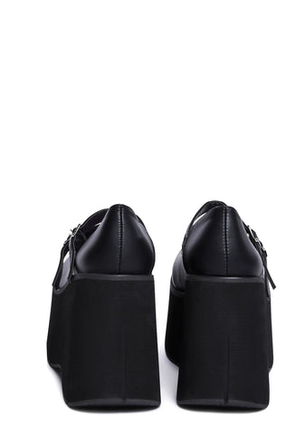 KERA-08 Platform Mary Jane Shoes