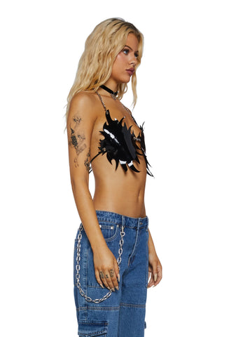Fire Away Flame Bra Top