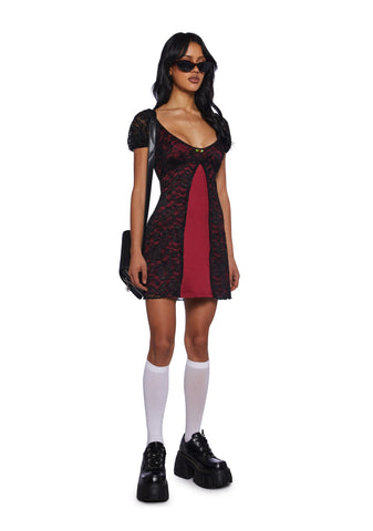 Hexes Before Homework Mini Dress