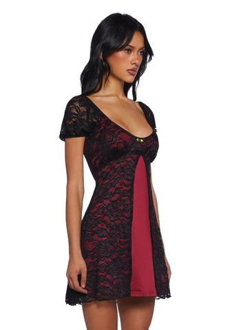 Hexes Before Homework Mini Dress