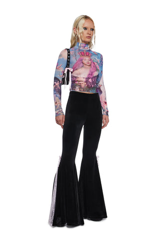 Stroke Of Midnight Velvet Flares