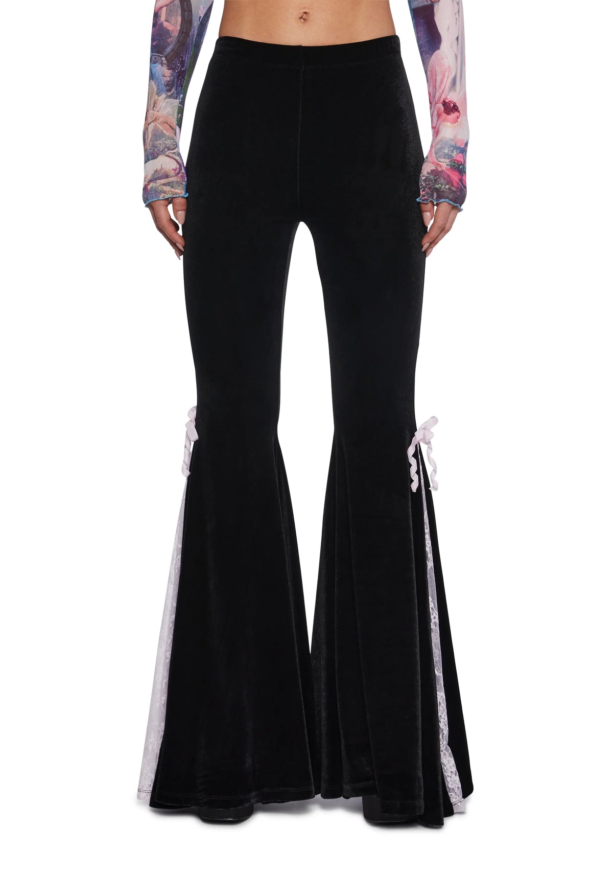 Stroke Of Midnight Velvet Flares