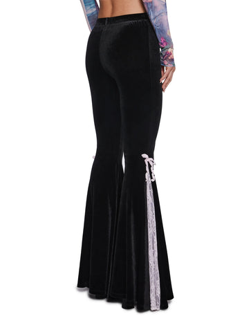 Stroke Of Midnight Velvet Flares