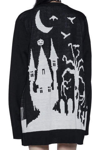 House Of Haunts Knit Cardigan
