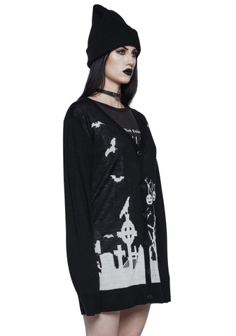 House Of Haunts Knit Cardigan