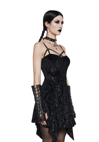 Too Far Gone Velvet Dress