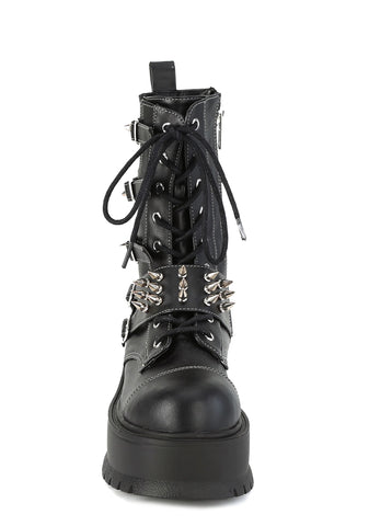 Slacker-165 Platform Mid-Calf Boots