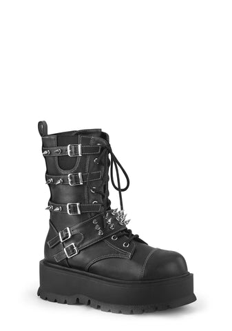 Slacker-165 Platform Mid-Calf Boots