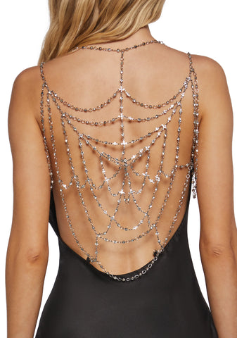 Reel You In Satin Slip Dress