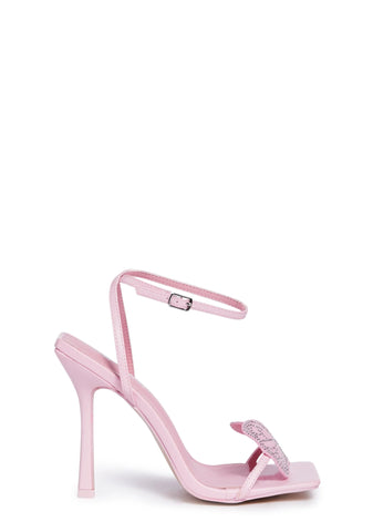 Blossom Stiletto Heels - Pink