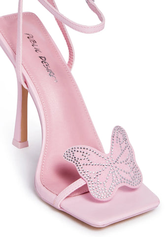 Blossom Stiletto Heels - Pink