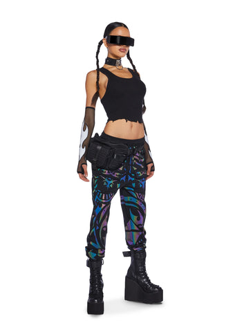 Moon Labyrinth Reflective Joggers