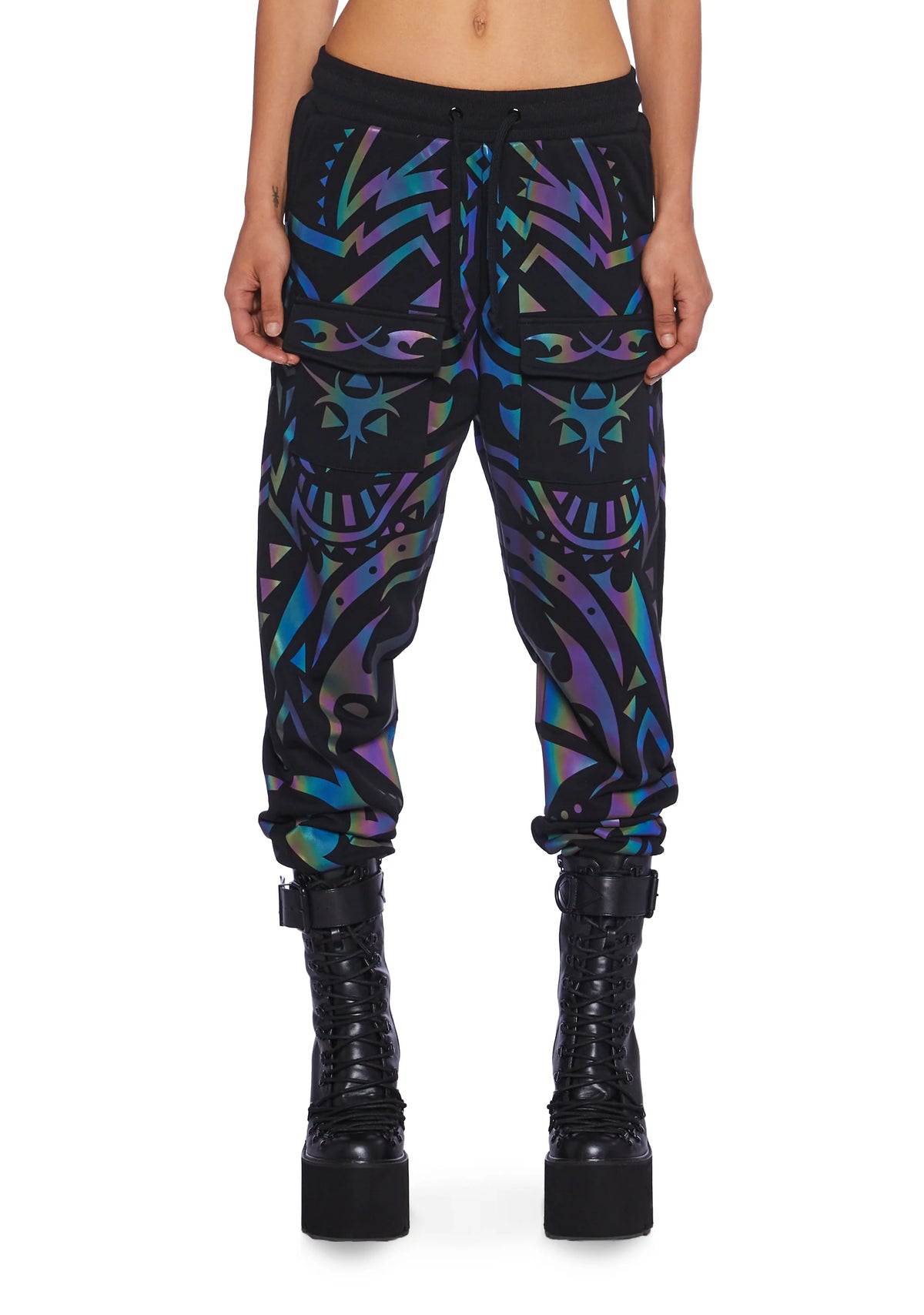 Moon Labyrinth Reflective Joggers