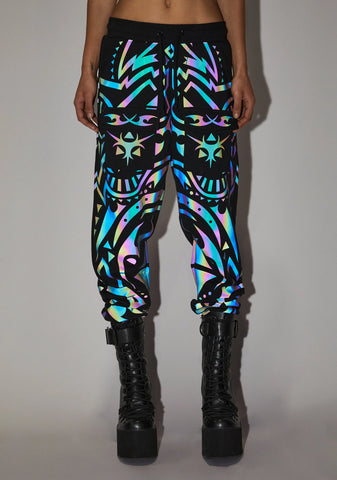 Moon Labyrinth Reflective Joggers