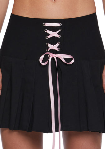 Watch Me Pirouette Lace-Up Skirt