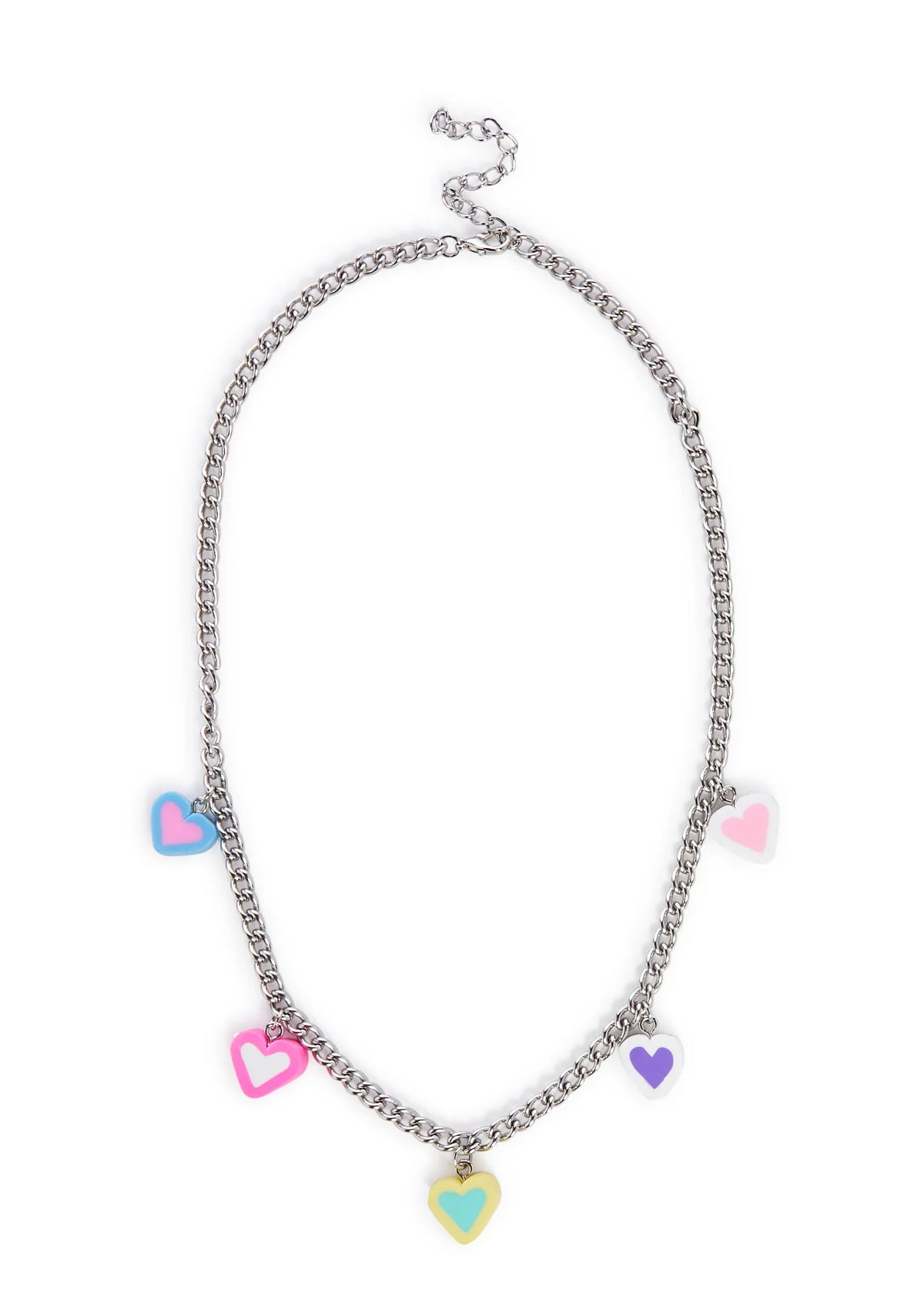 Hello Heartache Charm Chain Necklace