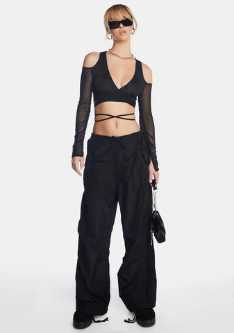 Break The Web Crop Top