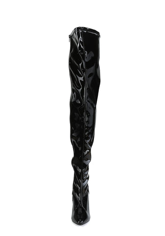 Seduce-3000 Thigh High Boots-Black