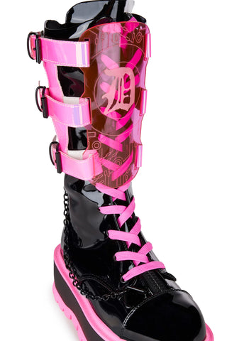 Sweet Slime Monster UV Reactive Boots
