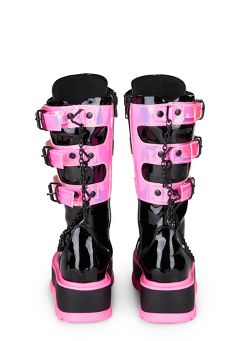 Sweet Slime Monster UV Reactive Boots