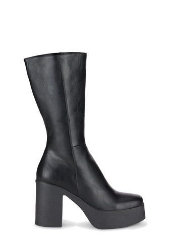 Slick Nicks Calf High Boots