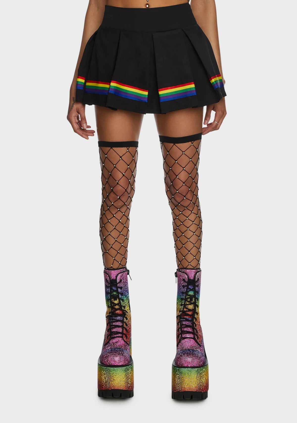 Strutting By Life Pleated Skirt