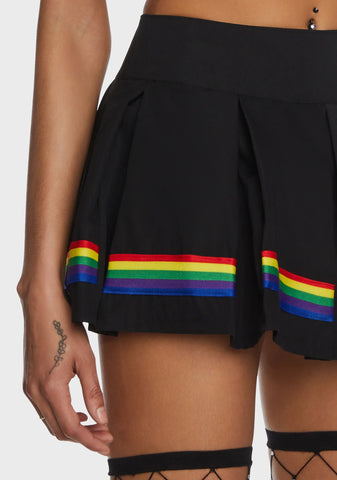 Strutting By Life Pleated Skirt