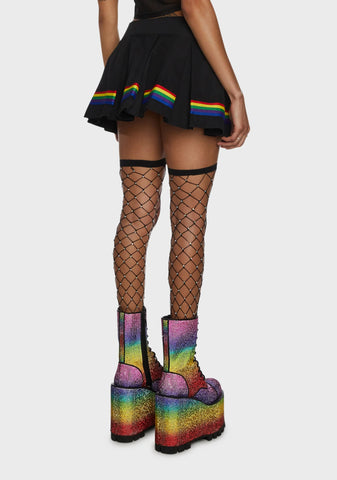 Strutting By Life Pleated Skirt