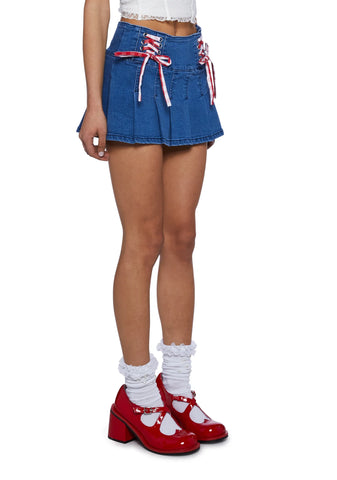 Wide Open Spaces Denim Skirt