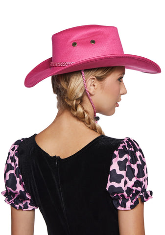 Pink Old Town Cowboy Hat