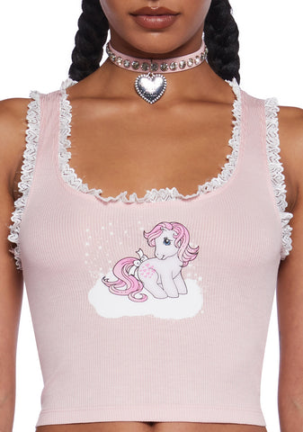 Cuddling Snuzzle Ribbed Crop Tank