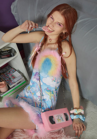 Nostalgic Bliss VHS Crossbody Bag