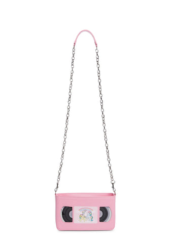 Nostalgic Bliss VHS Crossbody Bag