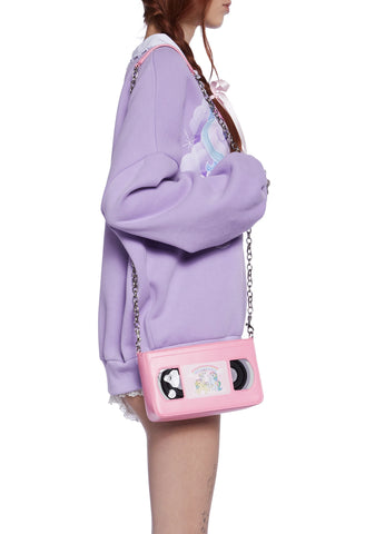 Nostalgic Bliss VHS Crossbody Bag