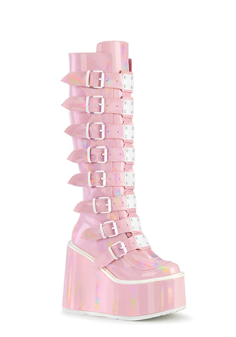 Swing-815 Platform Knee High Boots