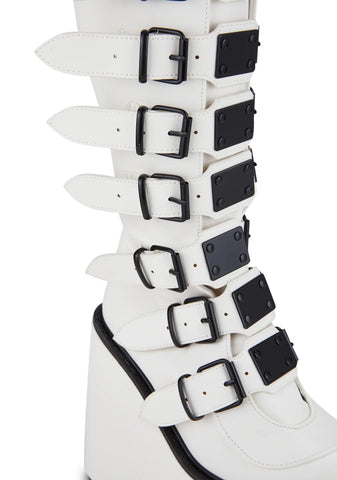 Swing-815 Platform Knee High Boots