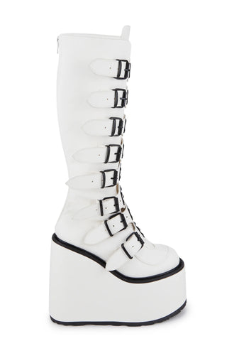 Swing-815 Platform Knee High Boots