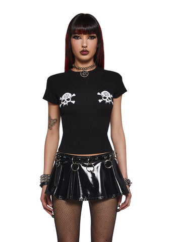 Raise The Dead Skull Baby Tee