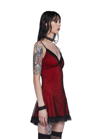 Shed Ur Skin Fishnet Mini Dress